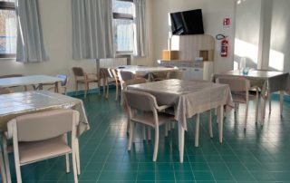 Sala da pranzo Clinica della Memoria Collegno Torino Centro Diurno Alzheimer